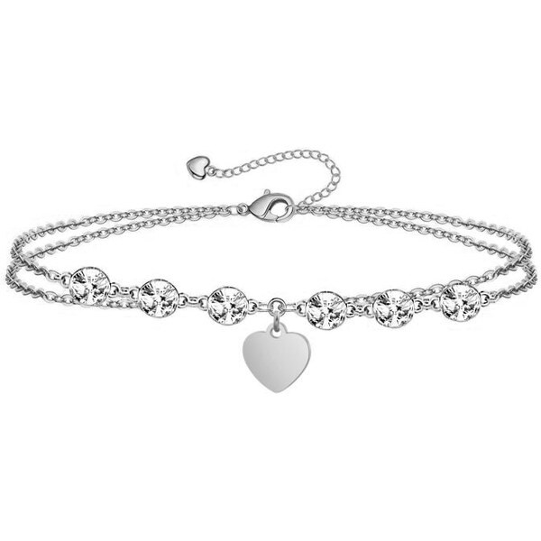 SWAROVSKI Elements Swarovski e. náramok so srdiečkom Have Love seb5907 34087260