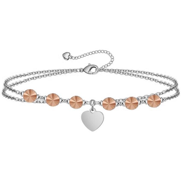 SWAROVSKI Elements Swarovski e. dámsky náramok so srdiečkom Have Love, 34087261