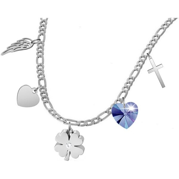 SWAROVSKI Elements Swarovski e. príveskový figaro náhrdelník Time for 34306346