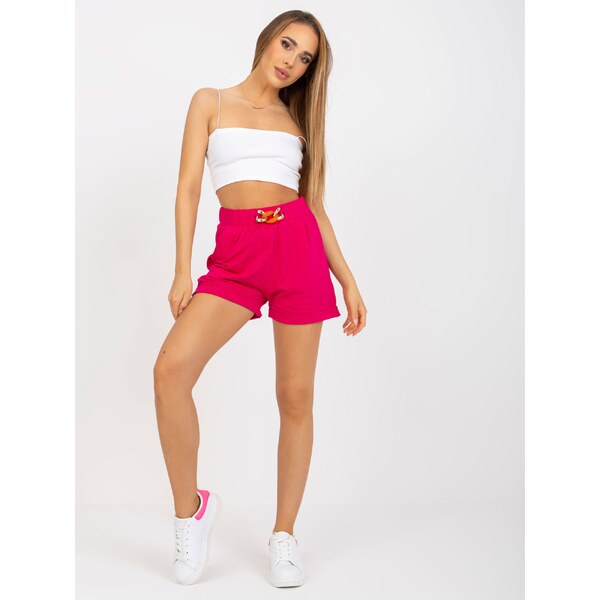 RUE PARIS Shorts-RV-SN-8017.10-fuchsia 64685514