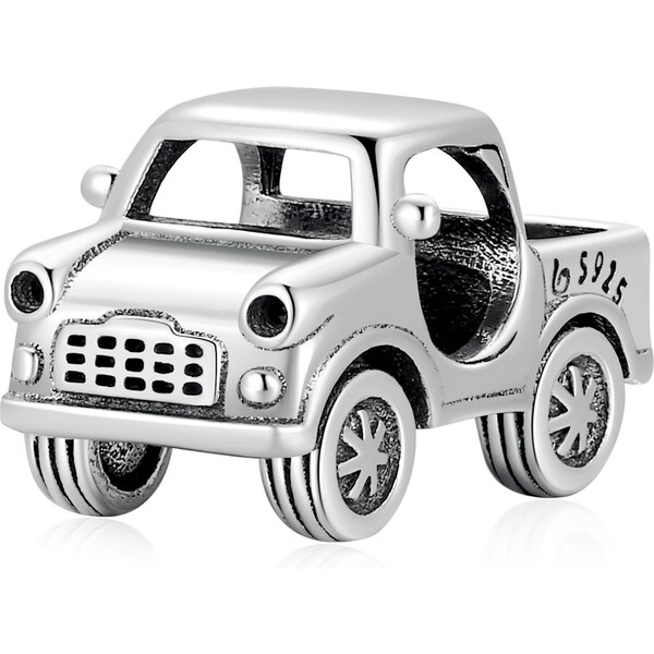 Royal Fashion strieborný prívesok Auto Pick-up 55434738