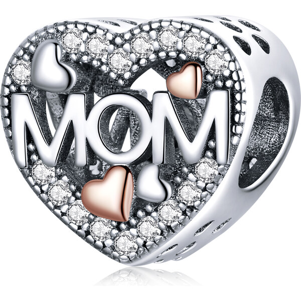 Royal Fashion strieborný prívesok Milovaná mamička 55355022