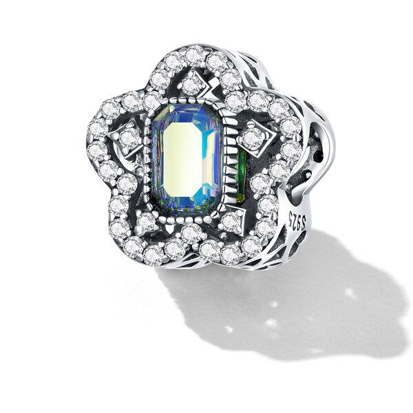 Royal Fashion strieborný prívesok Kráľovský kvet 55391069