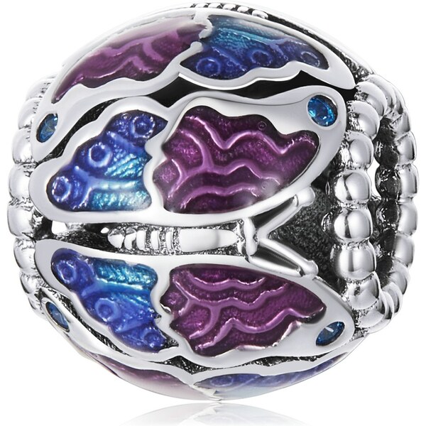 Royal Fashion strieborný prívesok Motýlia lúka 55314310