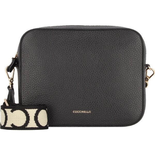 Coccinelle Taška cez rameno Tebe béžová / čierna 54233272