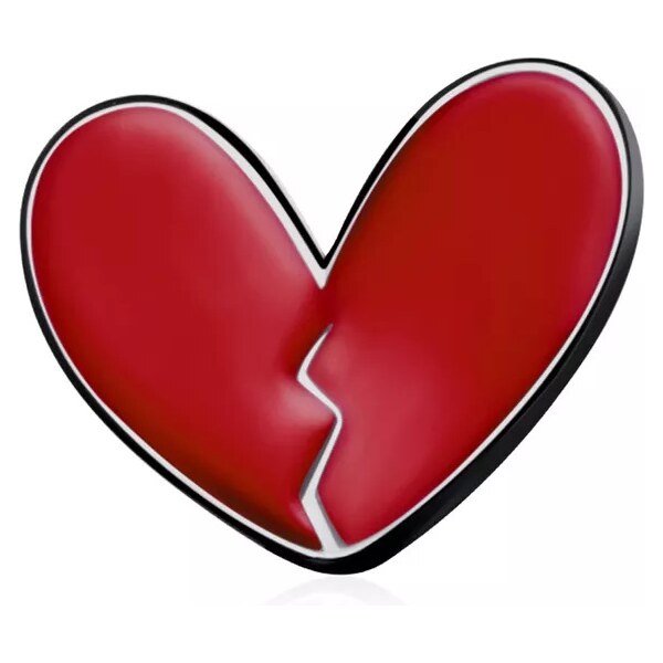 Lindas Jewelry Strieborná náušnice na jedno ucho Heartbroken Ag 925 34153006