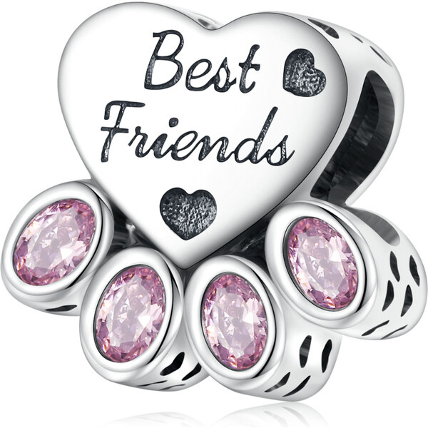 Royal Fashion strieborný prívesok Milovaná labka 55350399