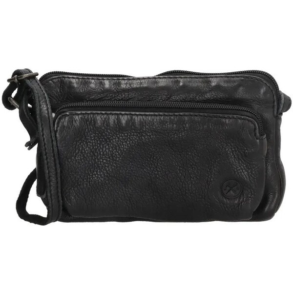 Old West Čierna malá kožená crossbody kabelka „Harmony“ 34154478