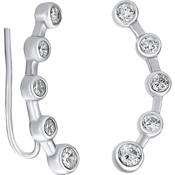 Ligot Strieborné náušnice MIAMI so zirkónmi ZTJY62755 46719810