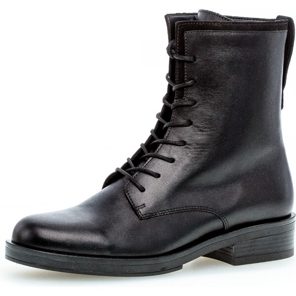 GABOR Šnurovacie členkové čižmy čierna 65867900