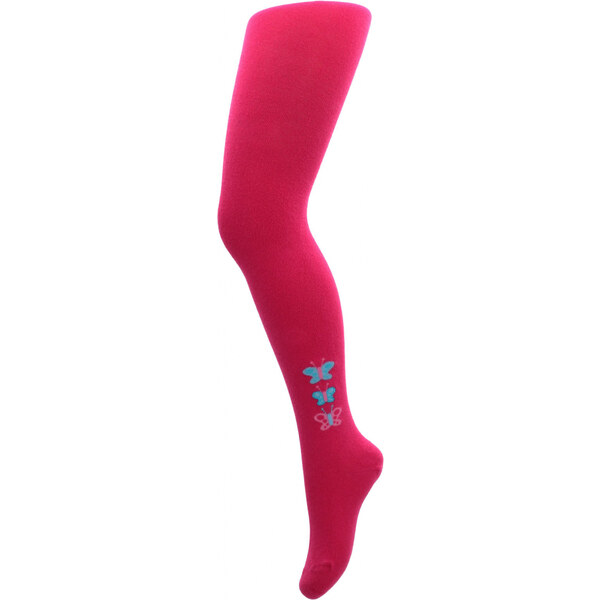 Detské pančuchy vzorované GATTA MOTÝLCI ružové 46771492