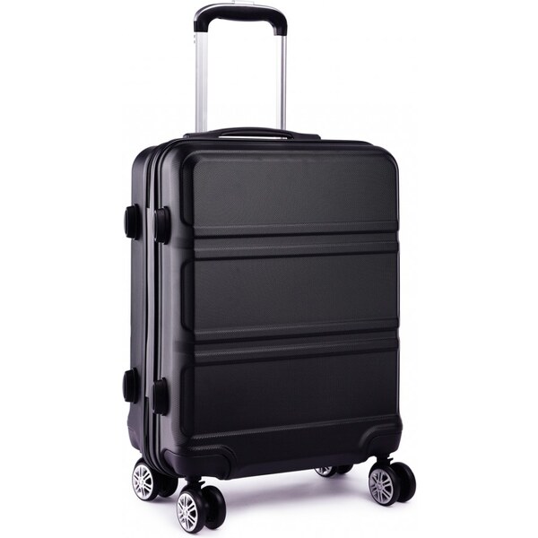 KONO Cestovný kufor - Ariel, na kolieskach cestovný, veľký, čierny 46925909