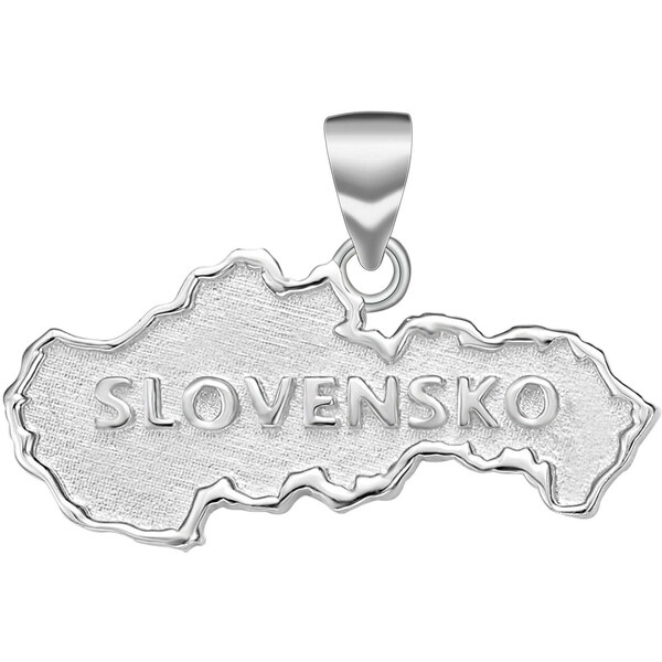Olivie Strieborná mapa SLOVENSKO 6097 34252383
