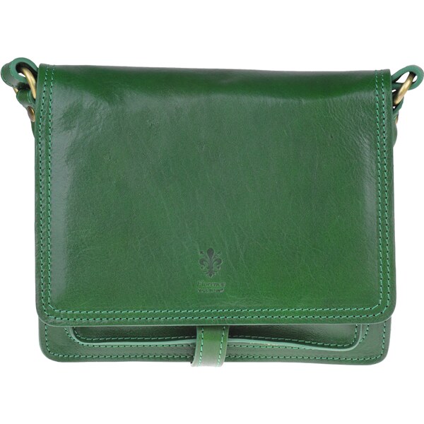 Zelená kožená talianska crossbody kabelka Quieta Verde NovaKabelka.sk 34214860