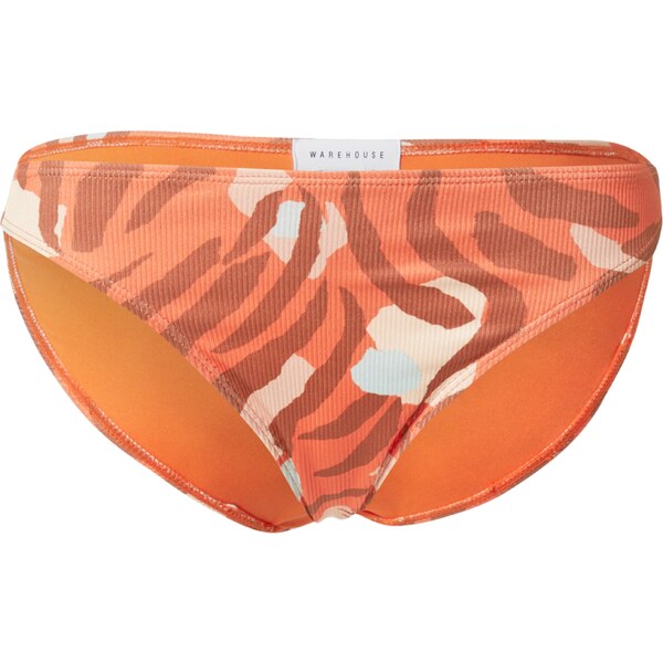 Warehouse Bikinové nohavičky béžová / pastelovo modrá / oranžová / 58463628