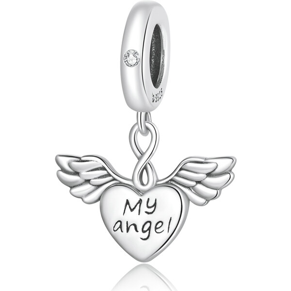 Royal Fashion strieborný prívesok Môj anjel strážny 55314308