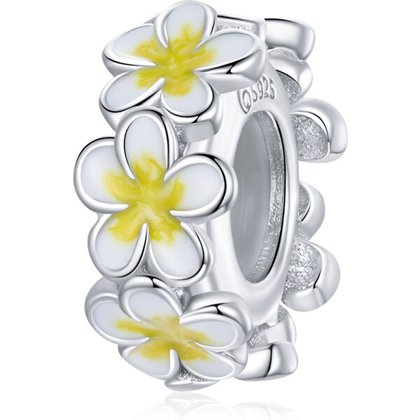 Royal Fashion strieborný prívesok Pole romantických kvetov 54904799