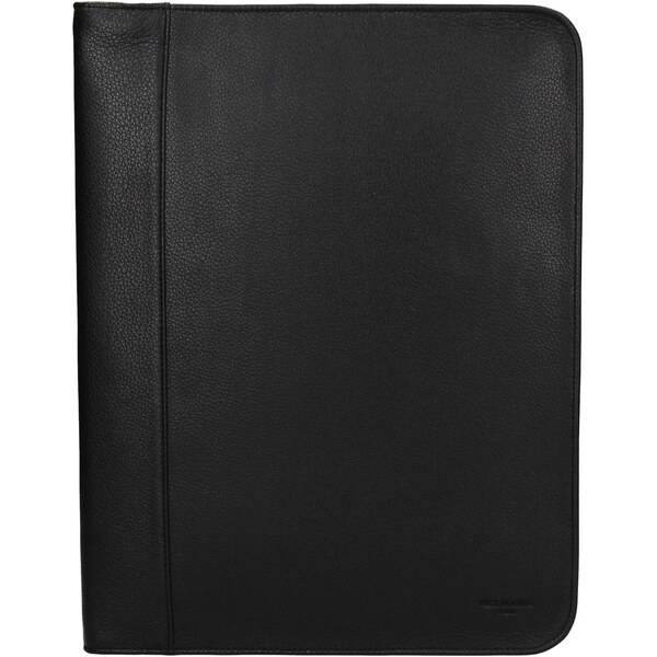 Celokožená pánska spisovka Hexagona Arthur - čierna 48201605