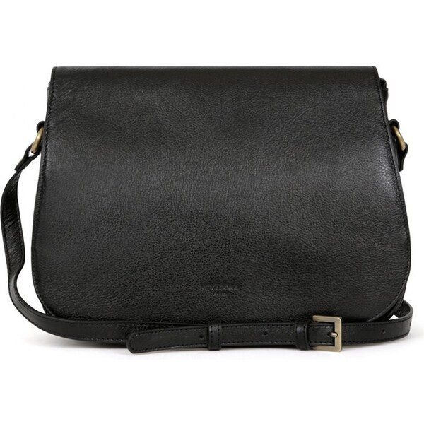 Dámska kožená kabelka Hexagona Giada - čierna 51038022