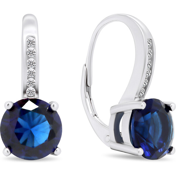 Brilio Silver Moderné strieborné náušnice so zirkónmi EA427WB 66579416