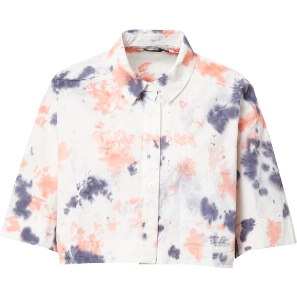 Nasty Gal Blúzka námornícka modrá / broskyňová / biela 54233507