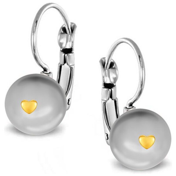 SWAROVSKI Elements Swarovski e. náušnice Love U More, strieborné perly 34299598