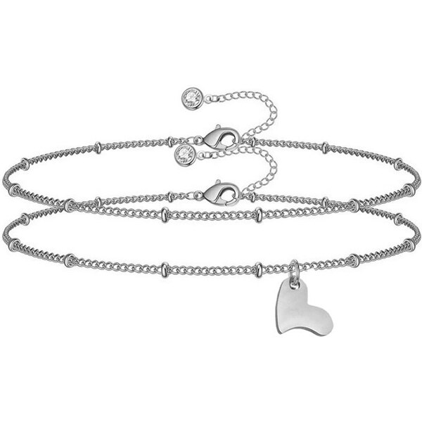 SWAROVSKI Elements Swarovski e. set dvoch náramkov so srdiečkom 34299605