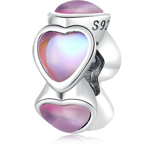 Royal Fashion strieborný prívesok Pole kúzelných sŕdc 54904801