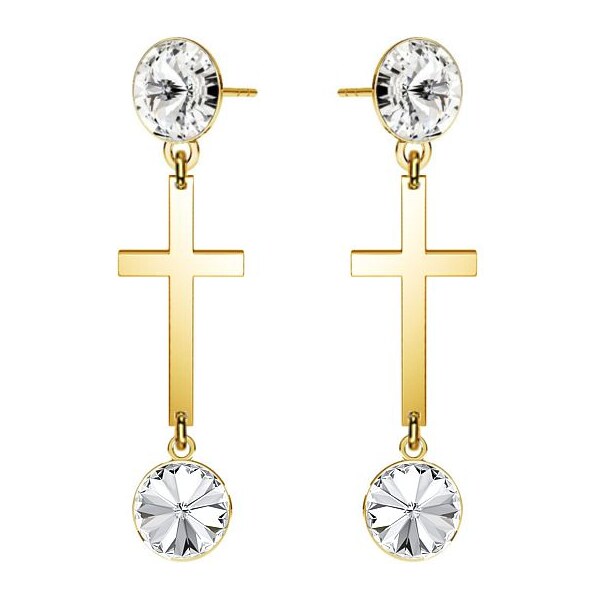 SWAROVSKI Elements Swarovski e. náušnice, krížiky Have Faith see9649 34306343