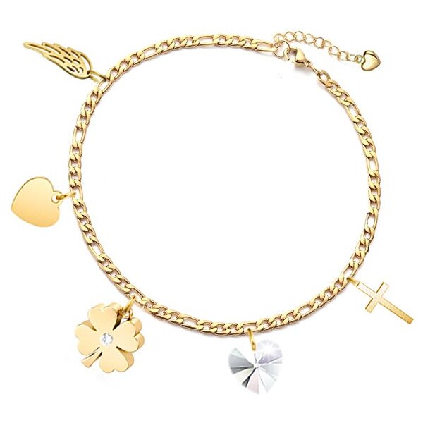 SWAROVSKI Elements Swarovski e. príveskový náramok na nohu Time for 34306348