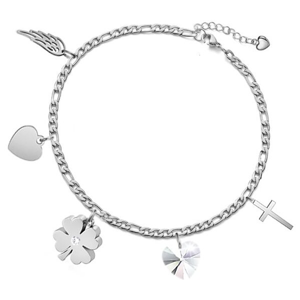 SWAROVSKI Elements Swarovski e. príveskový náramok na nohu Time for 34306349