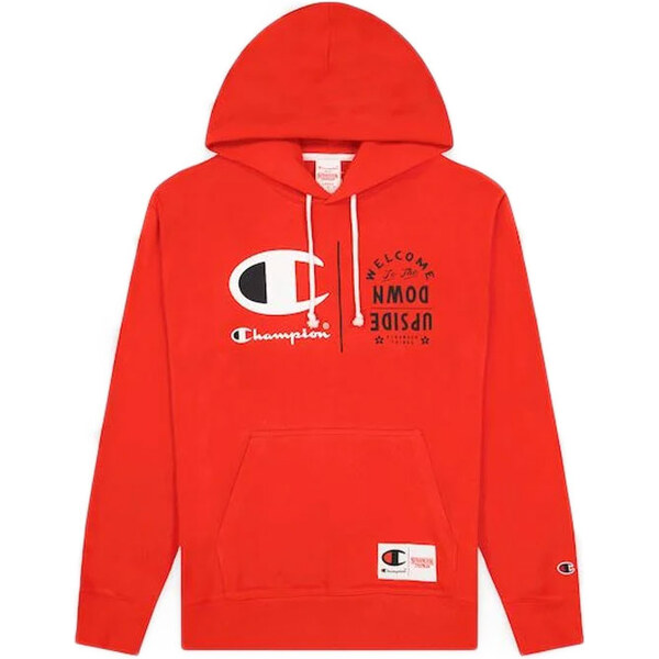 Champion x Stranger Things - Pánske - Mikina Champion - Červené - 66356284