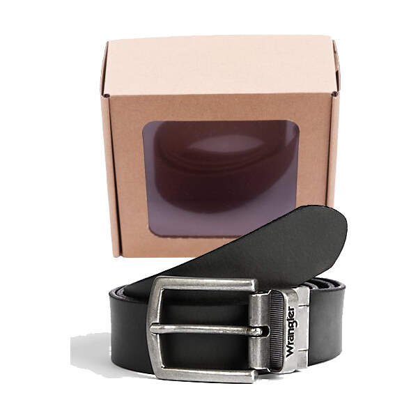 Opasok WRANGLER W0E7US100 2SIDED BELT Black 34368041