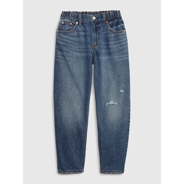 GAP Dievčenské džínsy high rise barrel 813605-02 66268518