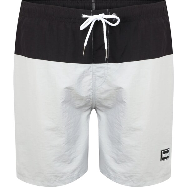 Urban Classics Plavecké šortky svetlosivá / čierna 56522435