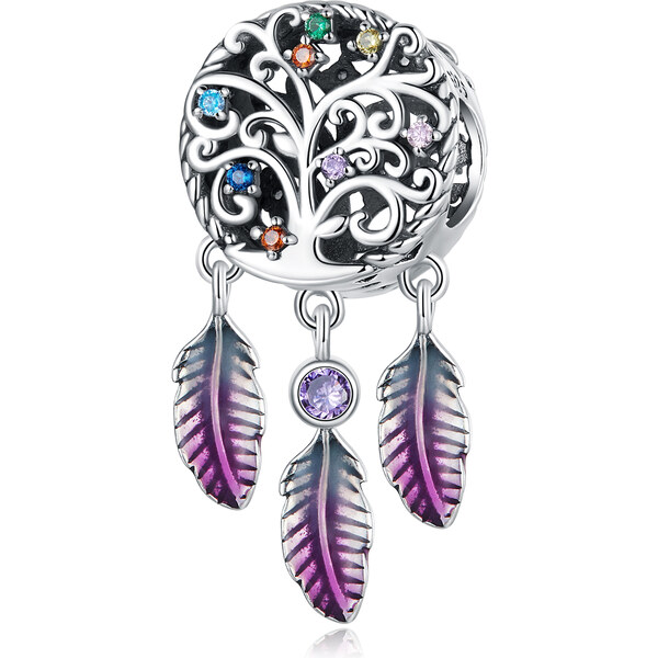 Royal Fashion strieborný prívesok Lapač snov 55383693