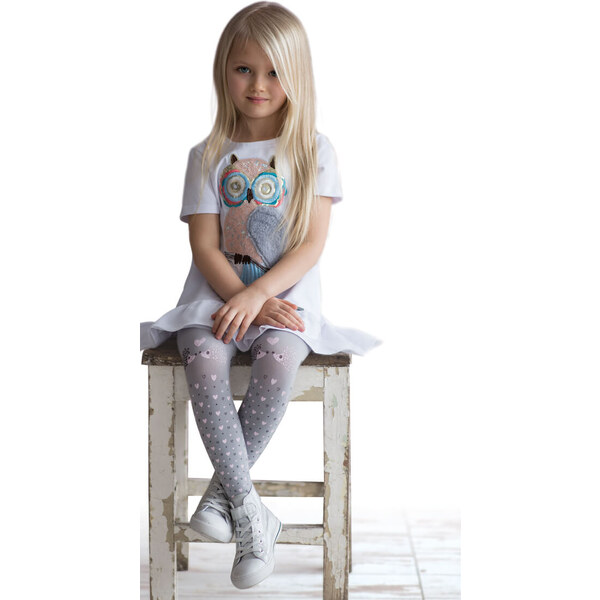 Detské vzorované pančuchy PIXIE Knittex 40940155