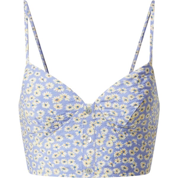 EDITED Top Ennie béžová / modrá / petrolejová 54233269