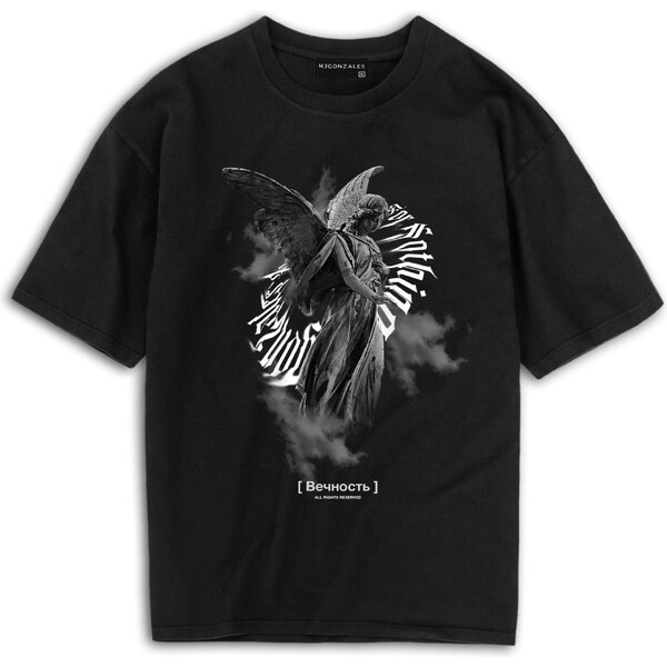 MJ Gonzales Tričko Angle 3.0 Heavy sivá / čierna / biela 54232269