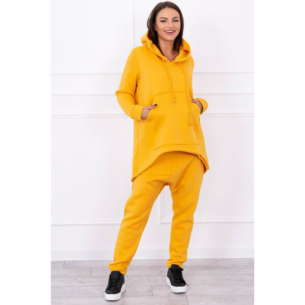 Glara Jednofarebná dámska tepláková súprava 35609341