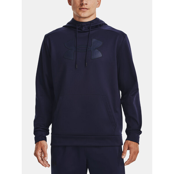 Under Armour Sweatshirt UA Armour Fleece Big Logo HD-NVY - Men 66802971