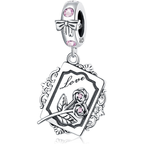 Royal Fashion strieborný prívesok Romantický denník 54878981