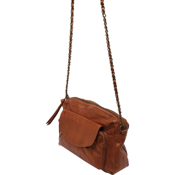 PIECES Taška cez rameno Naina žltohnedá 33982640