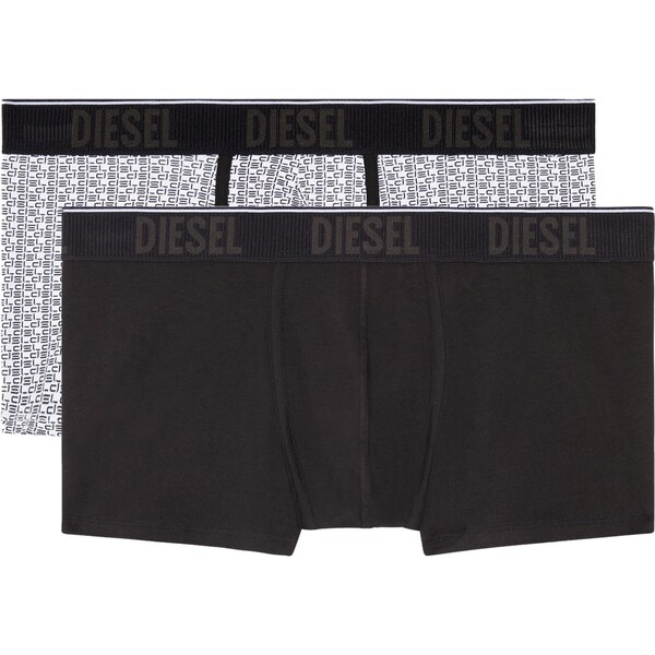 Pánske boxerky 2ks - 00SMKX 0NEAJ E4877 - biela / čierna - Diesel 34412956