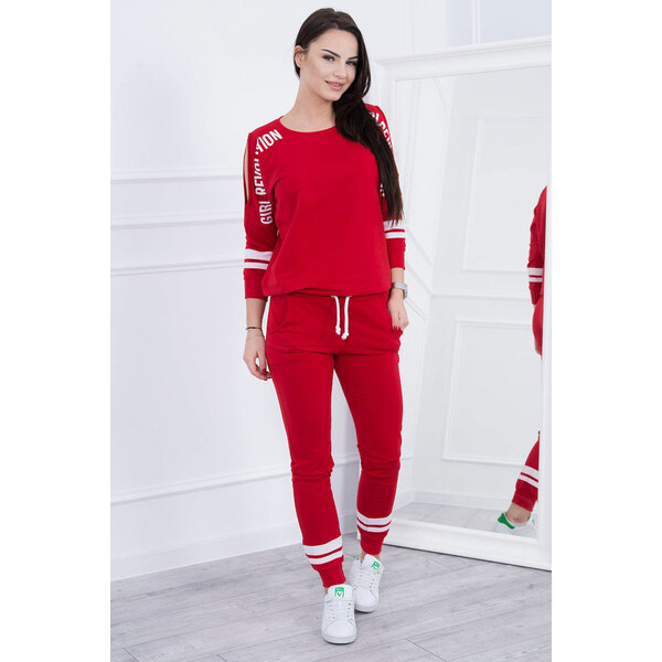 Glara Športová dámska súprava s prestrihmi 36988446