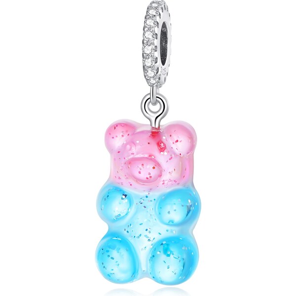 Royal Fashion strieborný prívesok Sladký cukrík medvedík 54676383