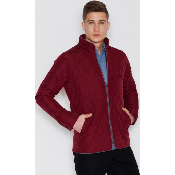 VISENT Vínová prešívaná bunda V008 Deep red 5802958
