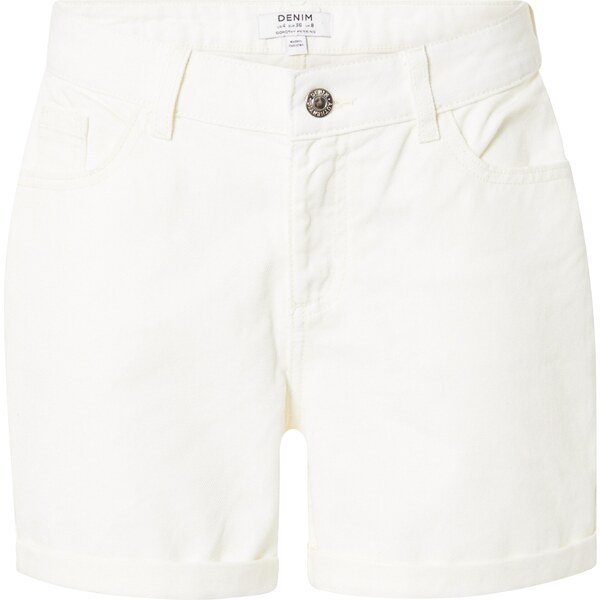 Dorothy Perkins Džínsy biely denim 54234175