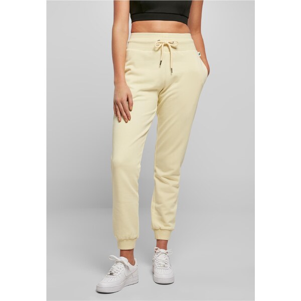 Urban Classics Womens Organic High-Waisted Sweatpants Soft Yellow 50663717