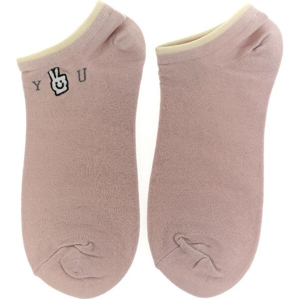 AURA.VIA Dámske ružové ponožky YOU 34479791